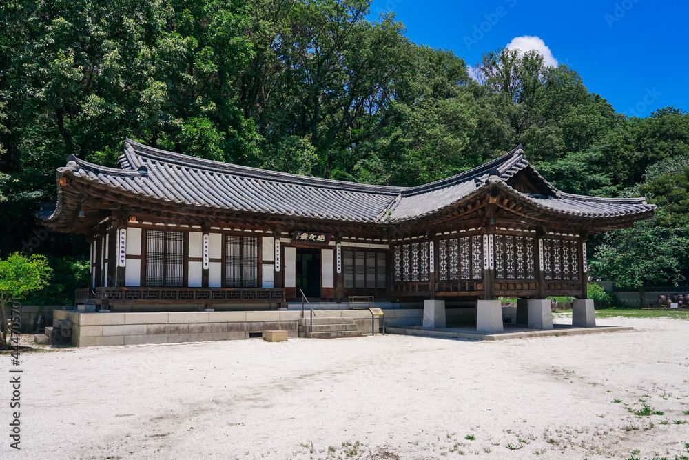 三ッ池公園のコリア庭園、ヤンパンの邸宅（別堂）