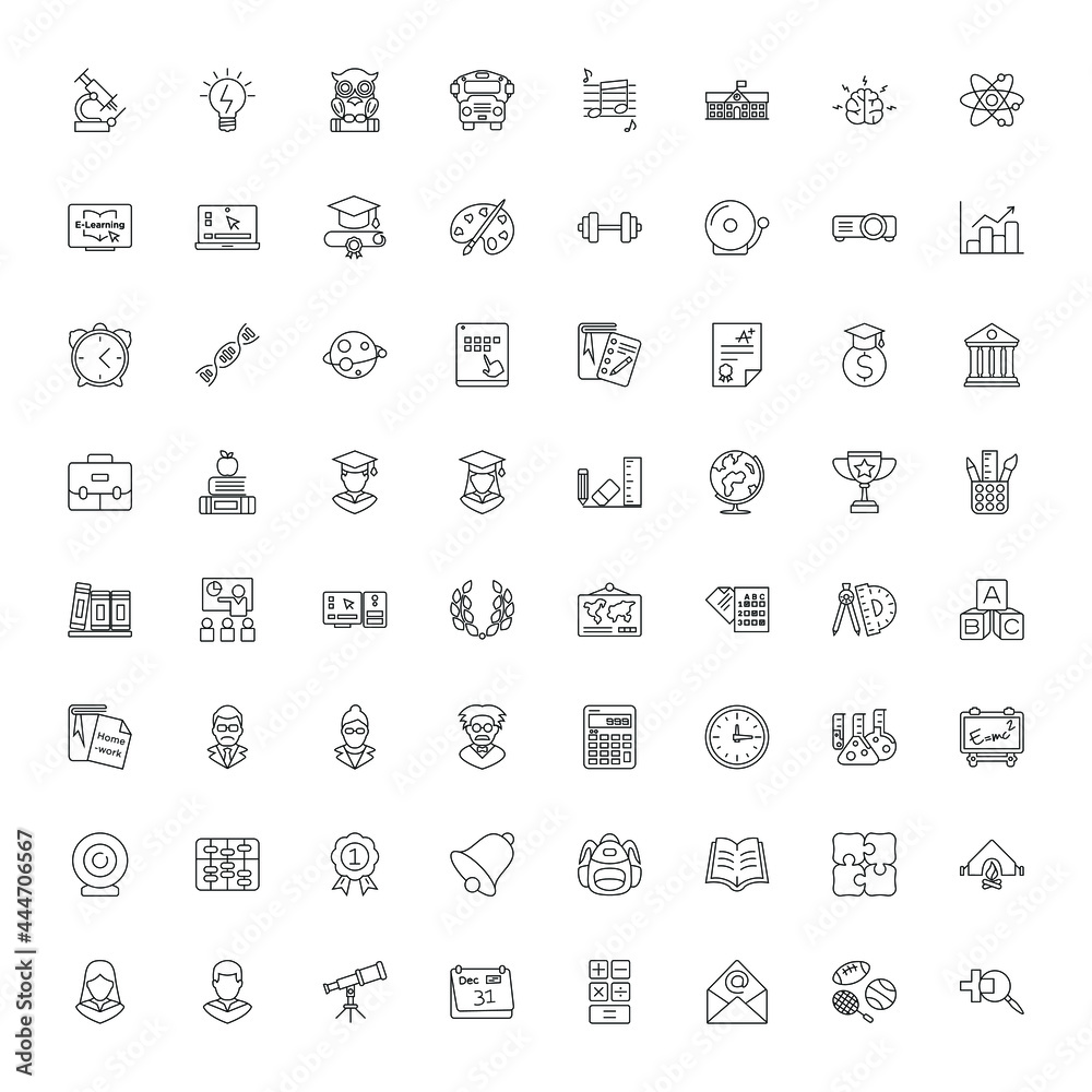 Education icons Education icons