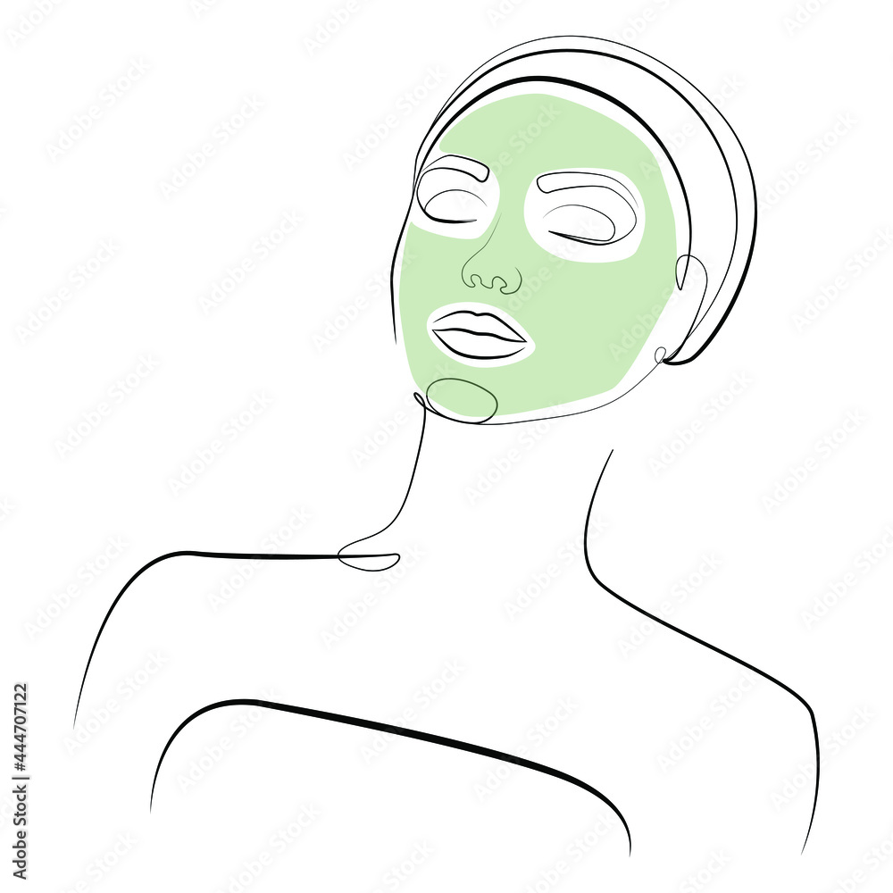 Spa Facial Mask Clip Art