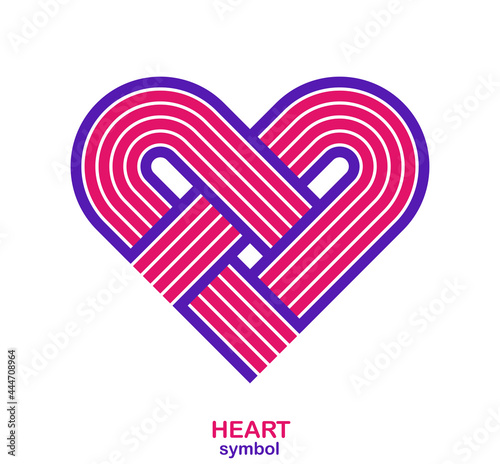 Heart symbol in modern geom...