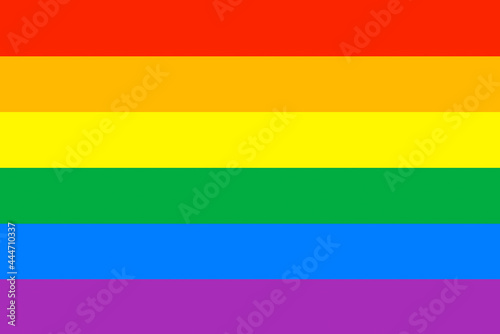 LGBT rainbow flag, symbol of LGBT gay pride parade