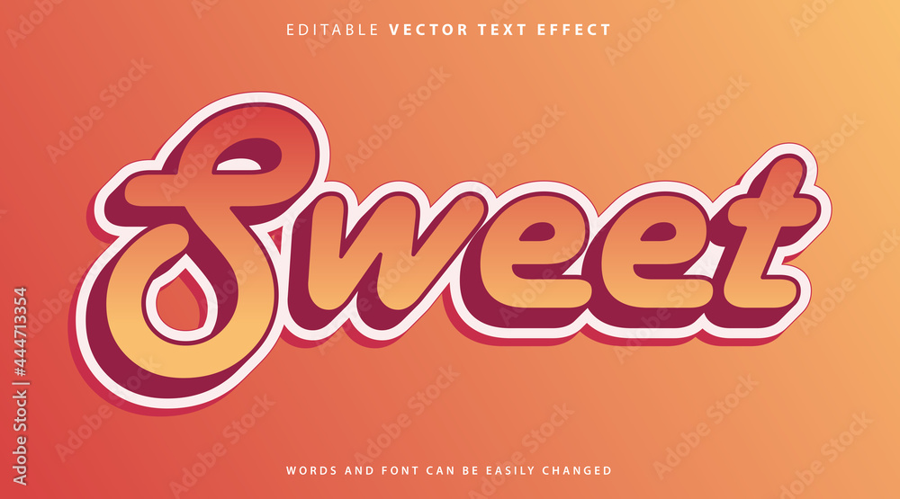 Fully Editable Text Effect Style