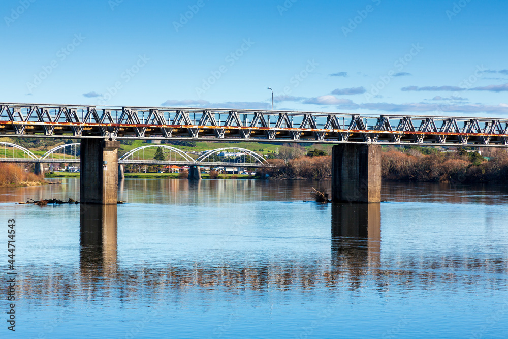 Two bridges over the Waikato River