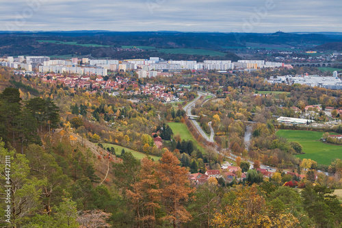Blick über Jena von der Saalehorizontale