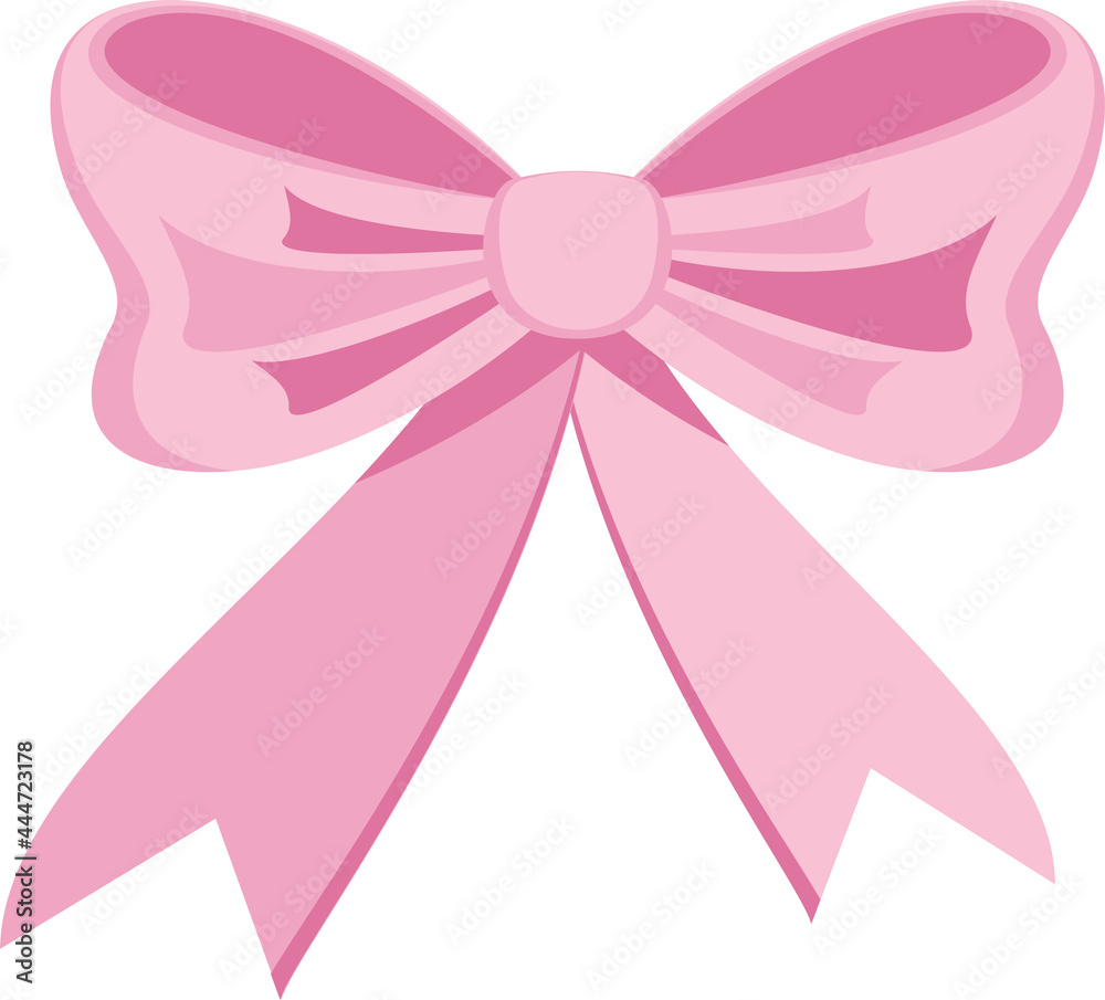 Decorative festive red bow. Icon for greeting cards. Decorative festive red bow. Icon for greeting cards.