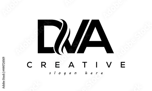  Letter DVA creative logo design vecto