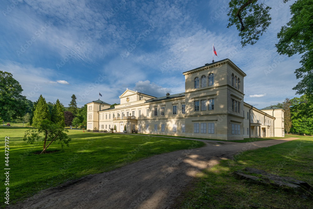 State Castle Kynzvart - castle is located near the famous west Bohemian spa town Marianske Lazne (Marienbad) - Czech Republic