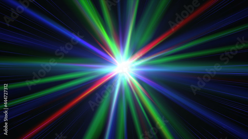 abstract star burst flash laser beam illustration