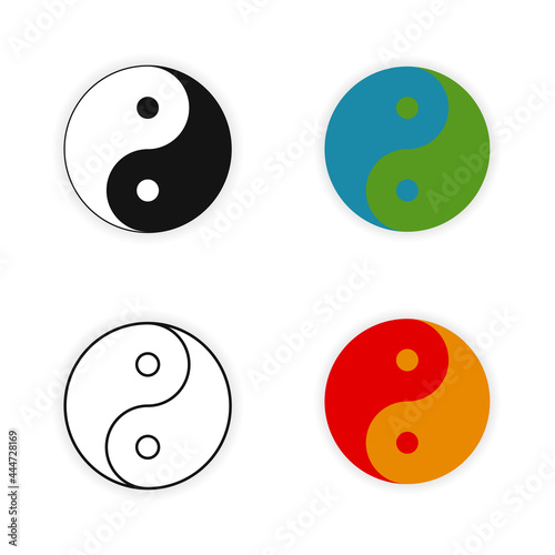 ying yang symbol icon