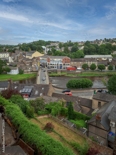 View of Enniscorthy Bridge, Overlooking Rooftops of Enniscorthy, County Wexford