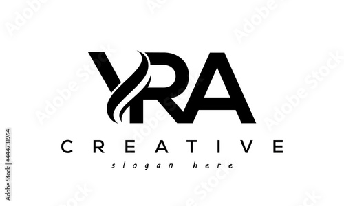 Letter YRA creative logo design vector	 photo