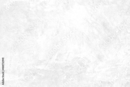 Fototapeta Naklejka Na Ścianę i Meble -  White concrete stone surface paint wall background, Grunge cement paint texture backdrop, White rough concrete stone wall background, Copy space for interior design background, banner, wallpaper