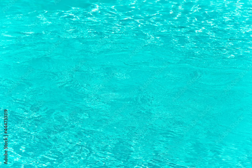 Swimming pool, blue water background