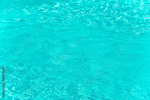 Swimming pool, blue water background