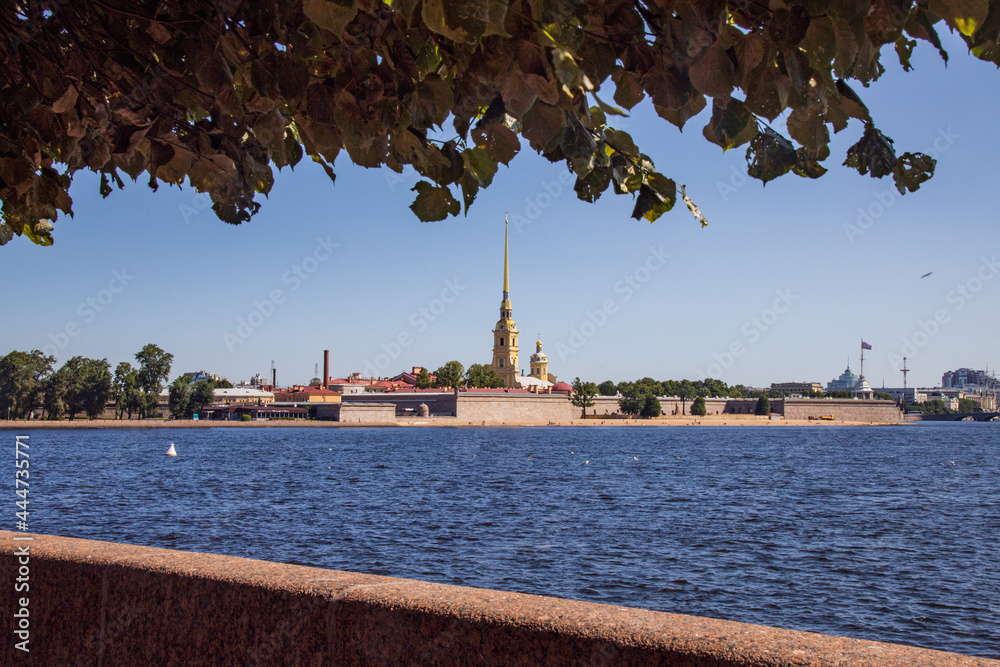 Fototapeta premium Peter and Paul Fortress in summer in St. Petersburg