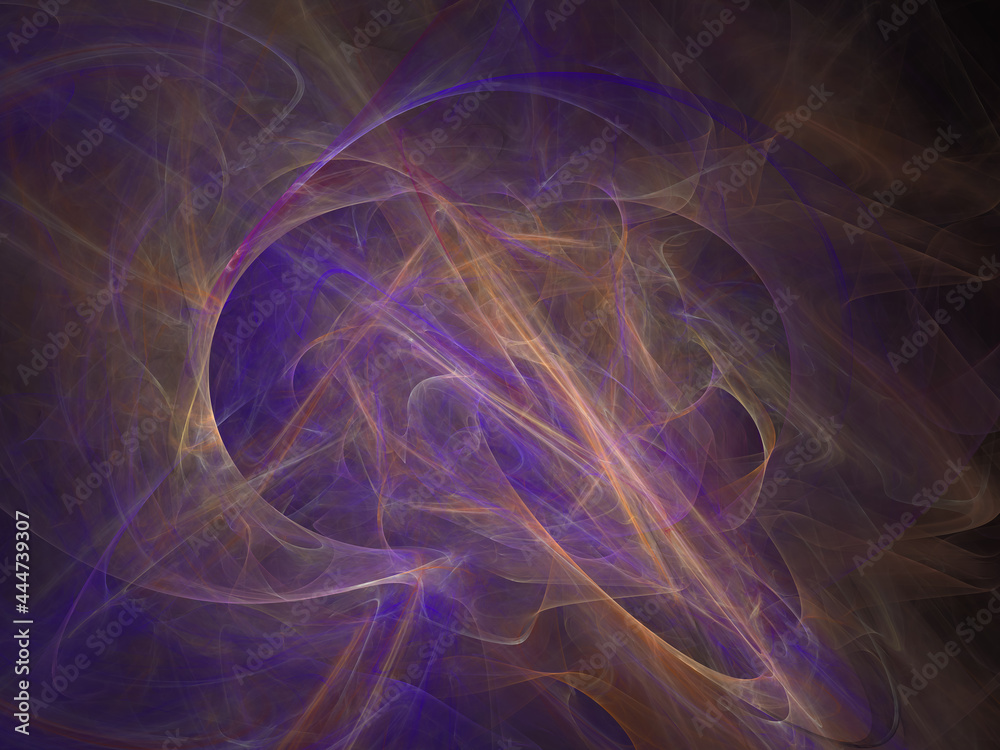 Fototapeta premium futuristic surreal digital 3d design art abstract background fractal illustration for meditation and decoration wallpaper