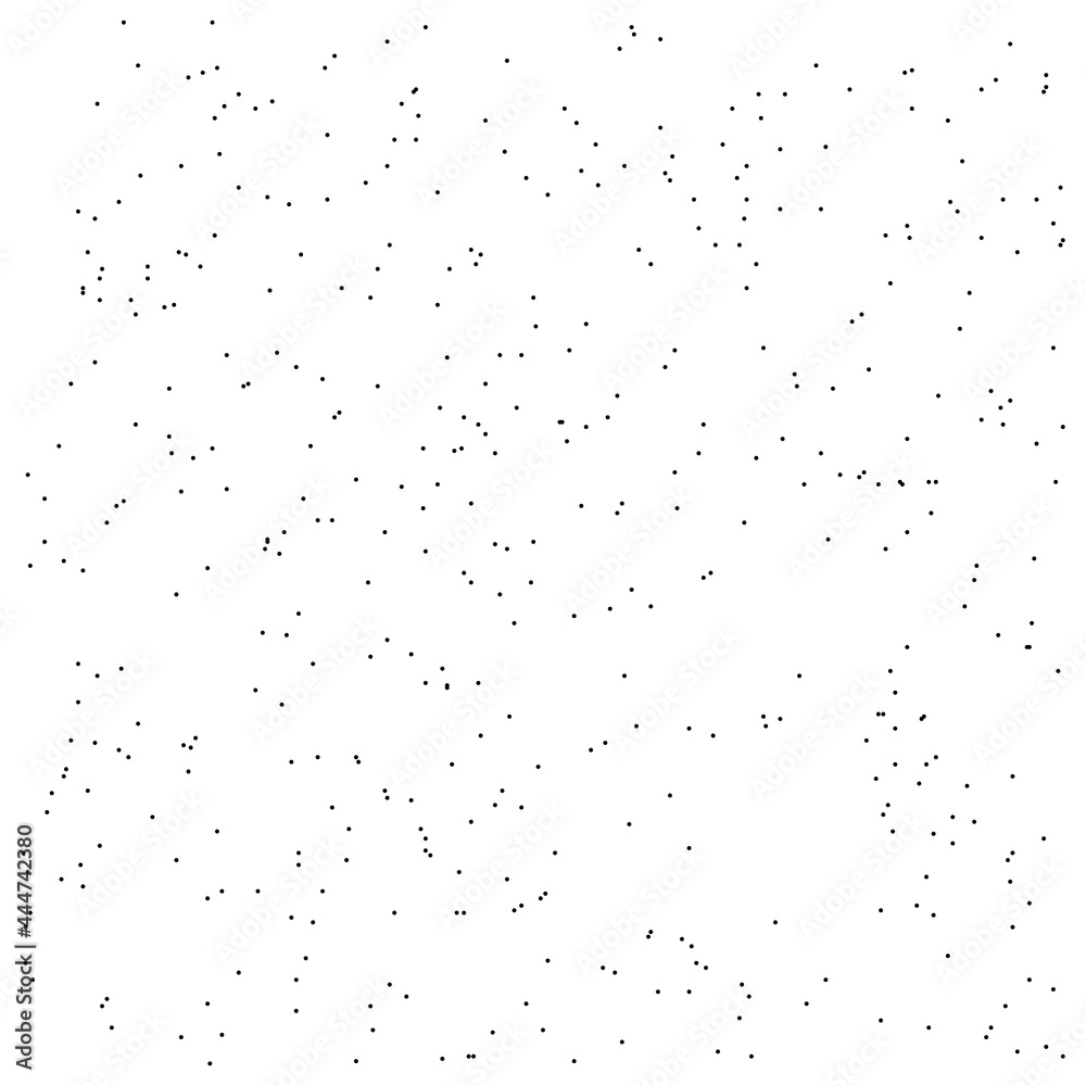 Random, dots, circles pattern. Scattered particles