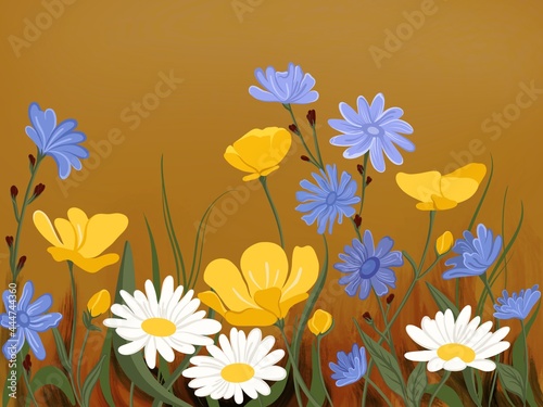 background with flowers