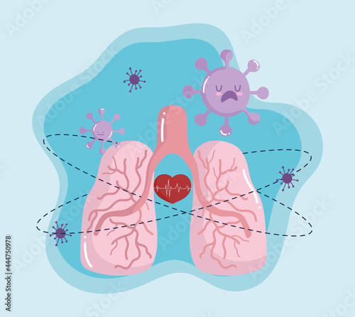infected lungs covid 19