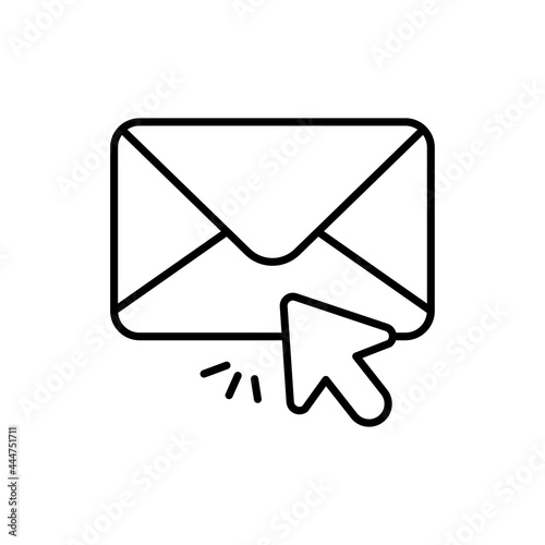 Subscription vector outline icon. EPS 10 file marketing and advertising symbol
