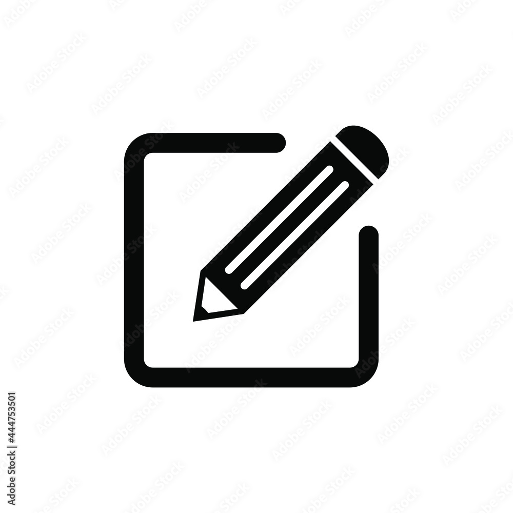 Edit icon symbol vector. Edit text or document icon. Edit icon symbol vector. Edit text or document icon.