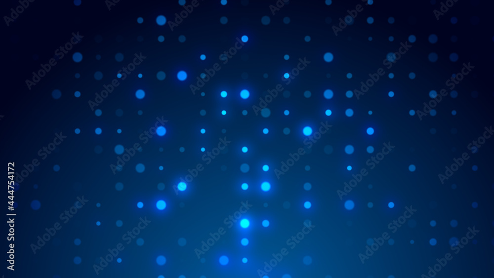 Dot white blue pattern screen led light gradient texture background. Abstract technology big data digital background. 3d rendering. Dot white blue pattern screen led light gradient texture background. Abstract technology big data digital background. 3d rendering.