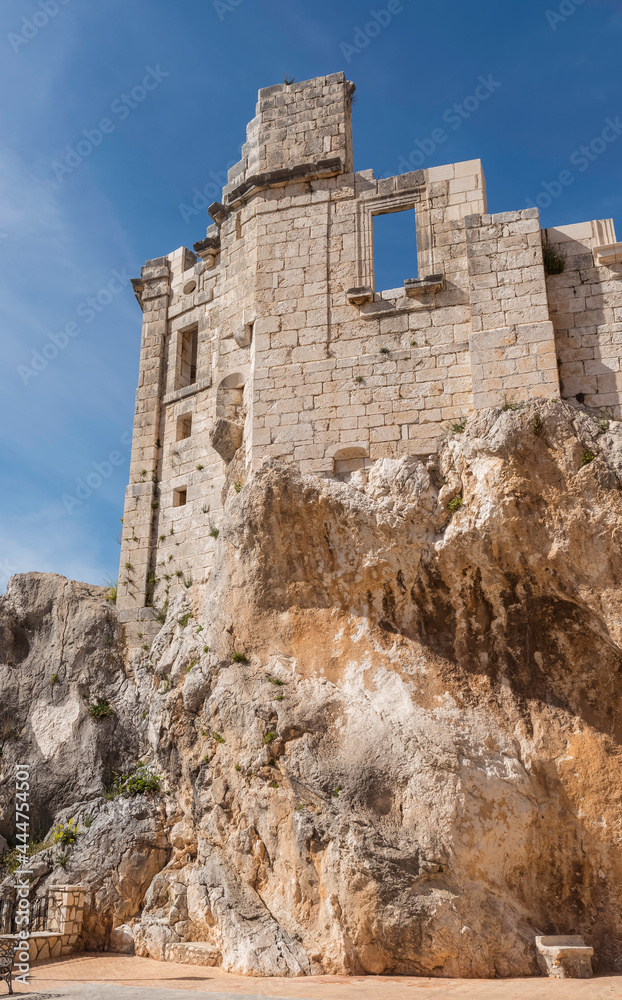 ruine of castle in zuheros