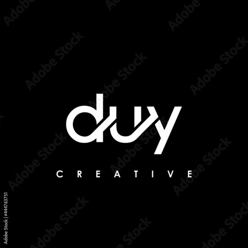 DUY Letter Initial Logo Design Template Vector Illustration