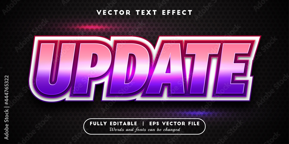 Text effects 3d update, editable text style