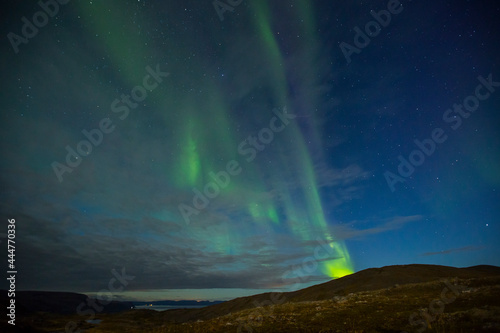 Northern Lights in Nordkapp, Northern Norway. Europe