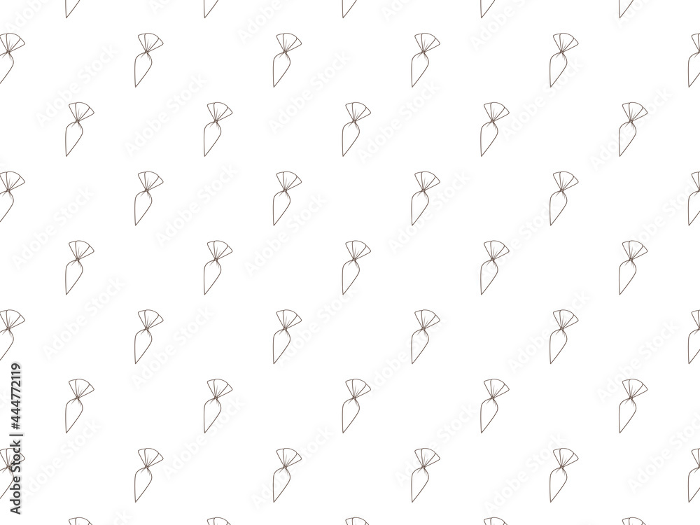 Fototapeta premium Piping Cream Cake pattern wallpaper. Silicone Piping Cream Cake doodle symbol.