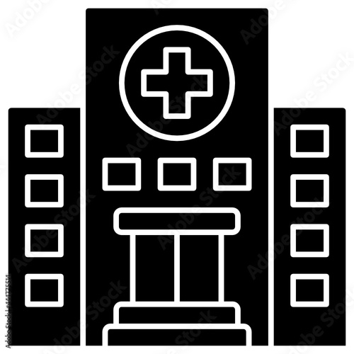 hospital solid icon
