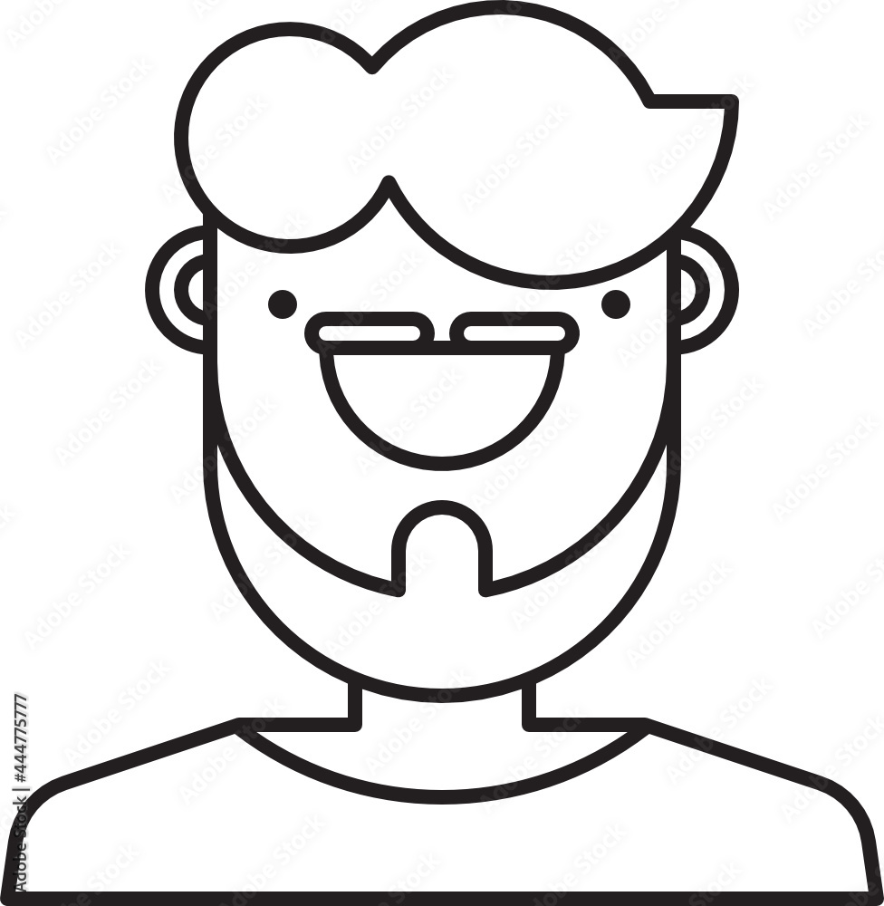 Fototapeta premium man icon