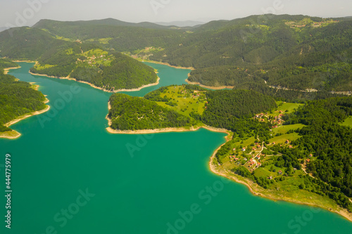 Zaovine lake view from Tara...