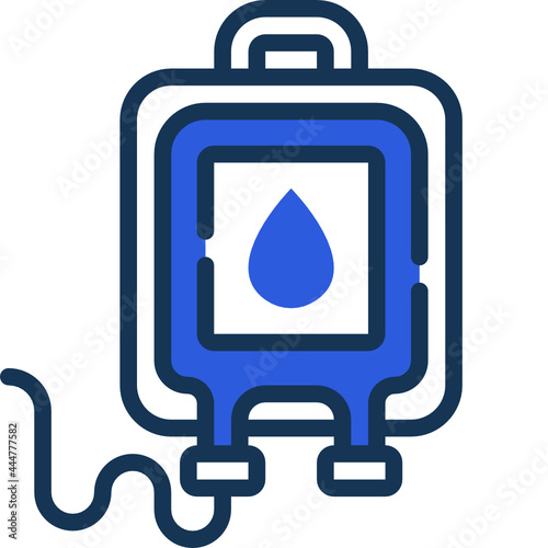 blood donation one color icon