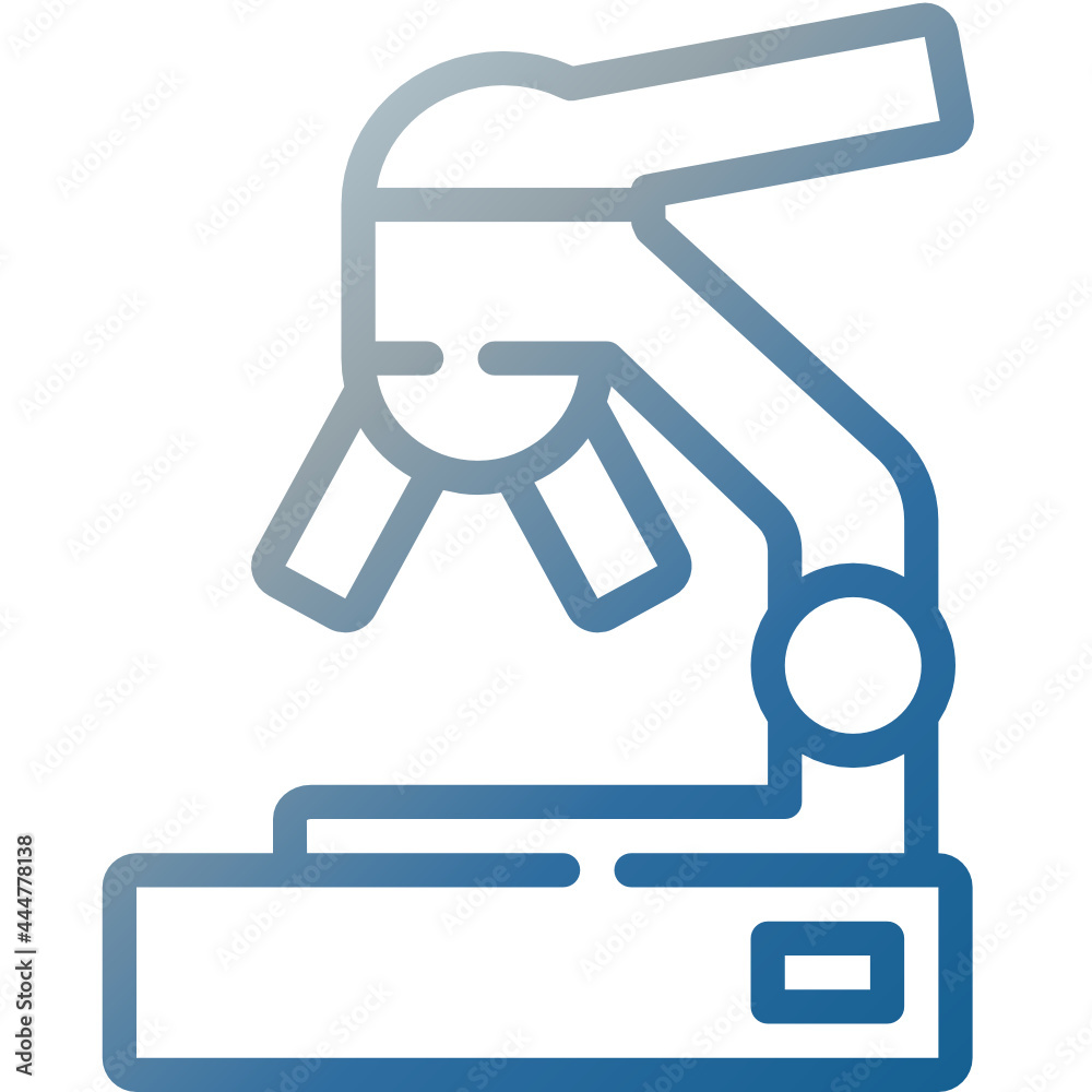 microscope gradient icon microscope gradient icon