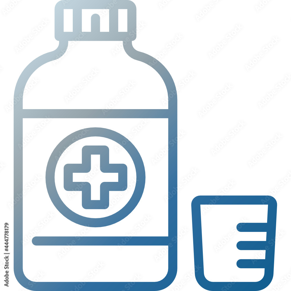 Obraz premium pills gradient icon