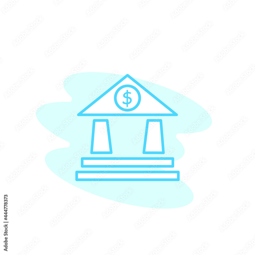 Illustration Vector Graphic of Bank icon Illustration Vector Graphic of Bank icon