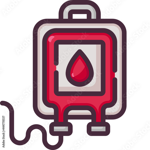 blood donation line icon