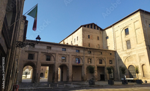 View of Palazzo della Pilotta, Parma, Italy