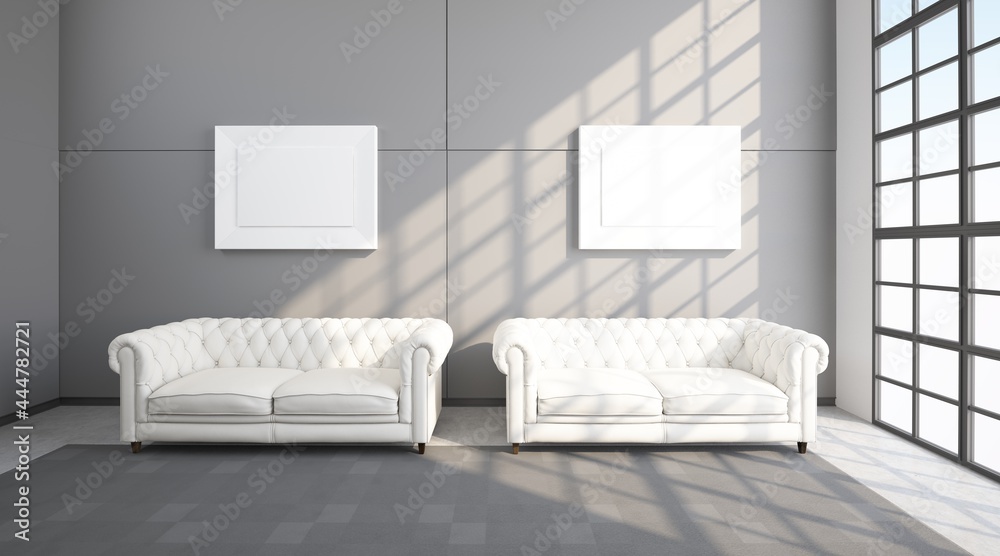3D illustration of interior design 3D illustration of interior design