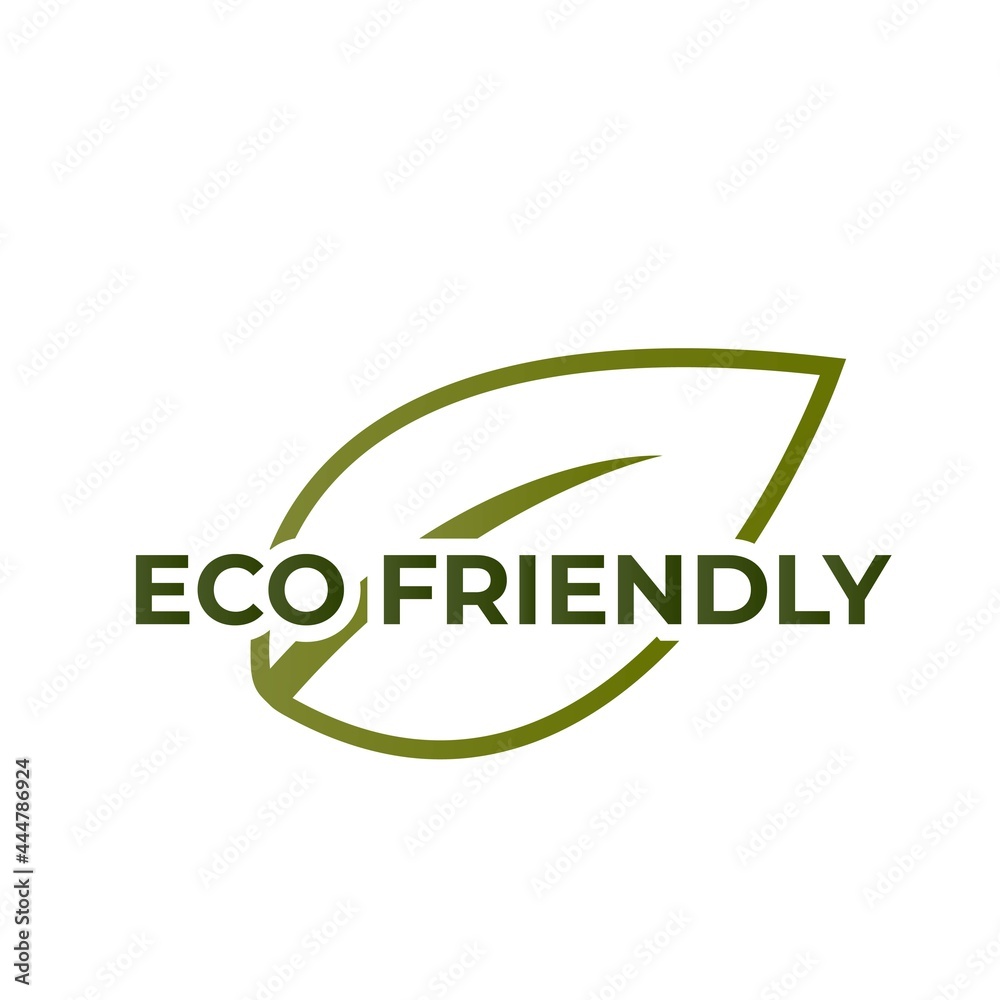 eco friendly icon. ecology, organic and natural symbol. green leaf line symbol eco friendly icon. ecology, organic and natural symbol. green leaf line symbol