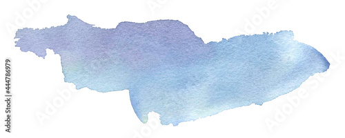 Blue watercolor background with a light violet shade. Hand drawn watercolor background. Watercolor free designs. Abstract watercolor background 