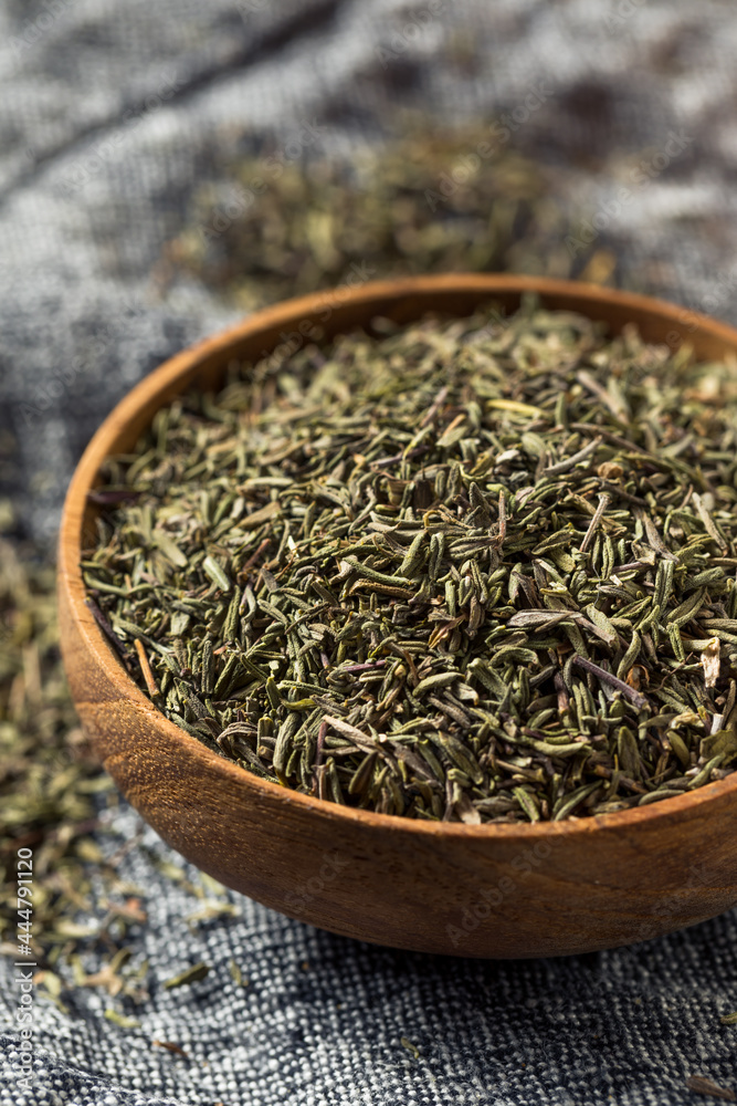 Dry Organic Thyme Spice Dry Organic Thyme Spice