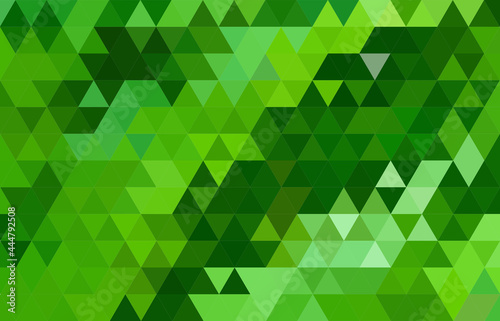 Abstract texture geometry  triangle  green pattern background.vector