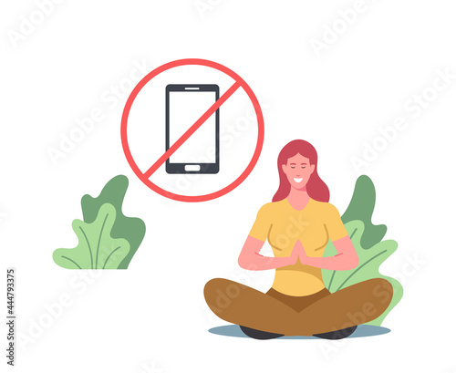 Digital Detox, Information Ecology, Staying Away from Online Communication. Character Meditate, Exit Social Networks
