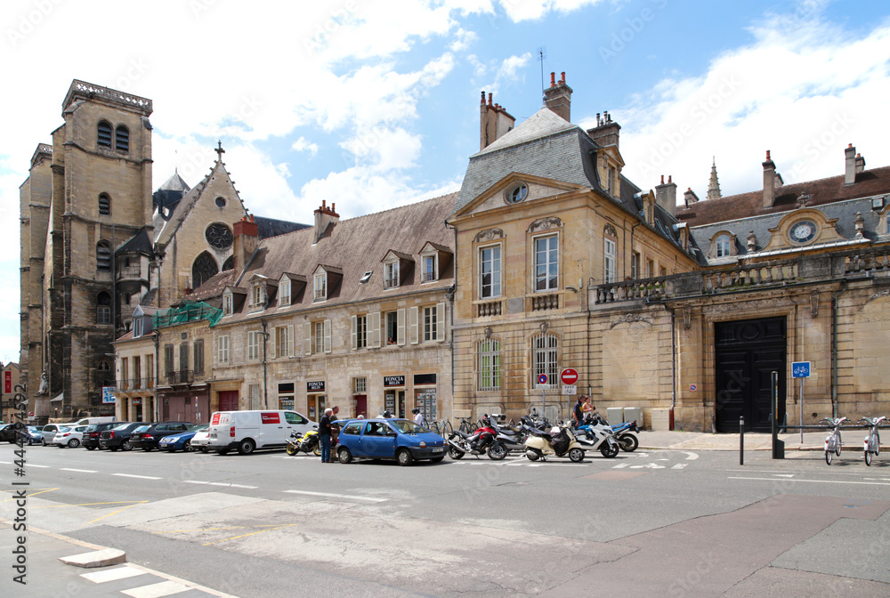 Dijon, France. Bossuet Square and Saint-Jean, 1470