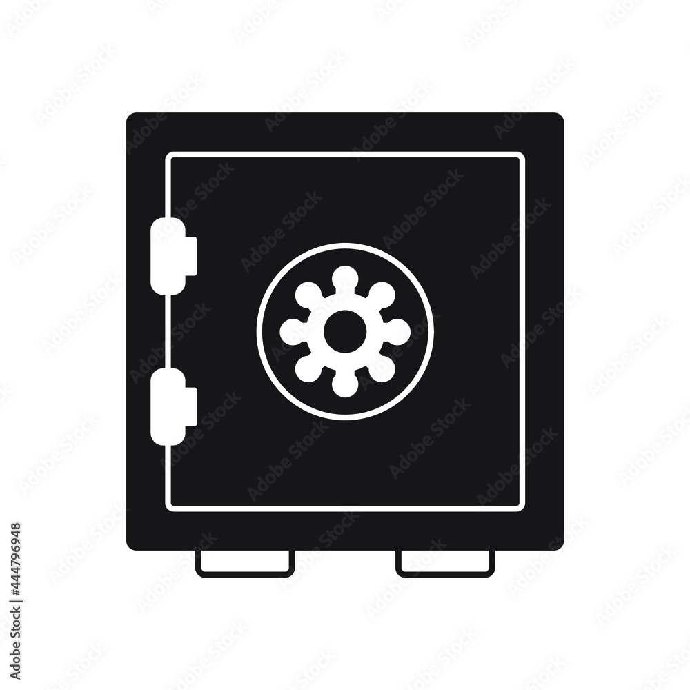 Bank vault icons symbol vector elements for infographic web Bank vault icons symbol vector elements for infographic web