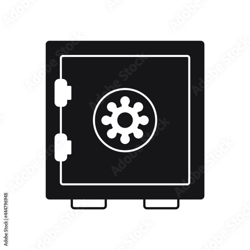 Bank vault icons symbol vector elements for infographic web