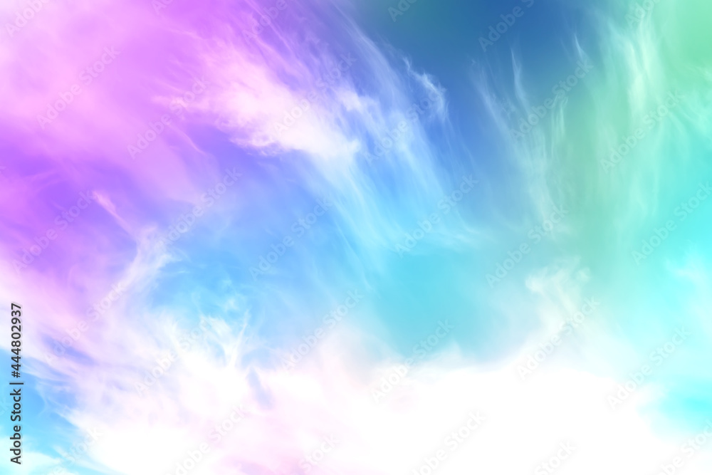Background with gradient sky in evening clouds